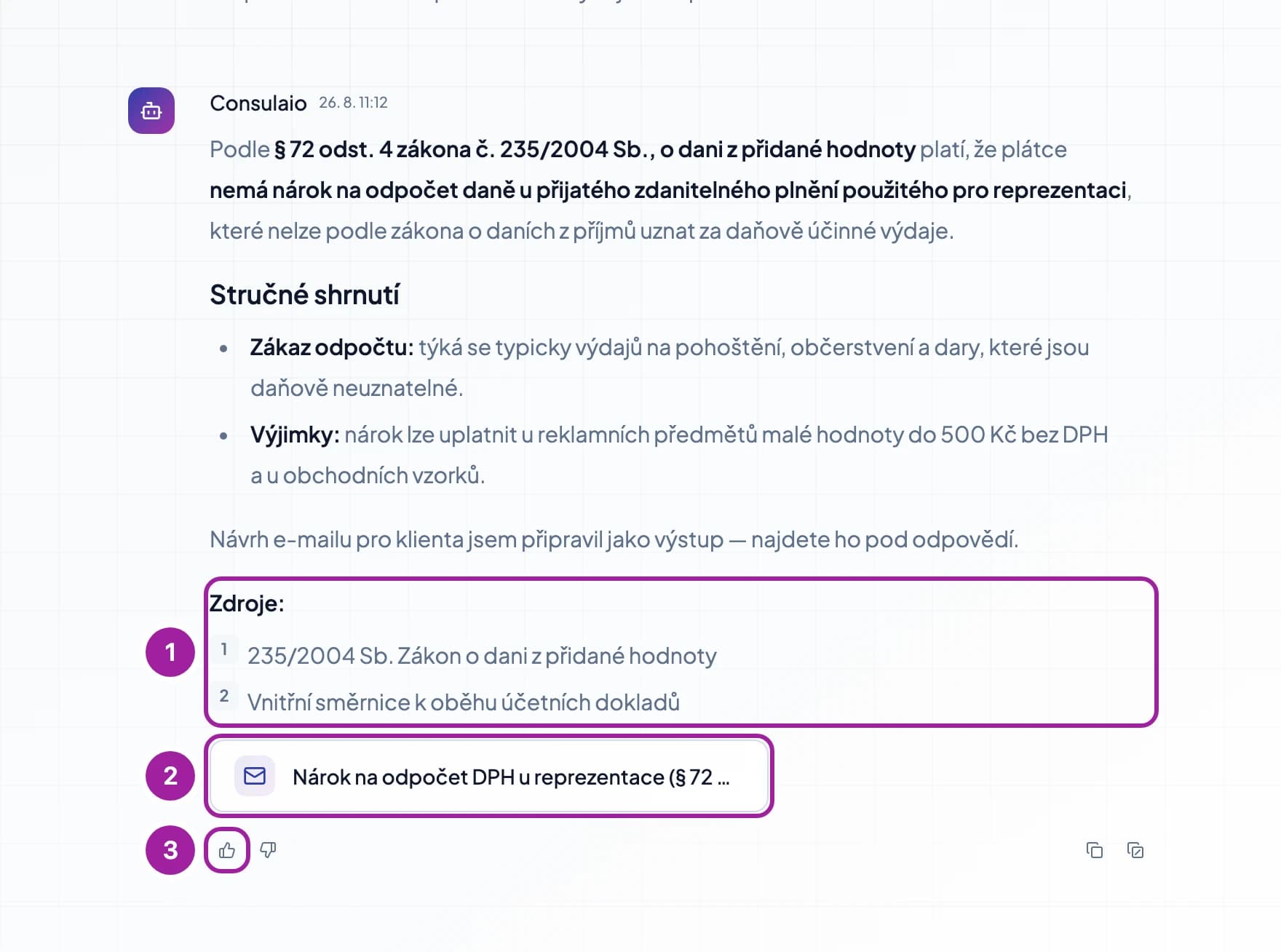 Dokončená odpověď asistenta
